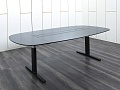 Офисный стол для переговоров Bene 2 600х1 350х780 МДФ Черный T-Meeting Австрия (СГПЧ-03112)