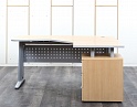 Купить Комплект офисной мебели стол с тумбой  1 600х1 400х740 ЛДСП Бук   (СПУВКП-05101)