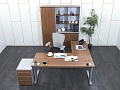 Кабинет руководителя Bene 1 800х1 800х750 Шпон Орех   (КРХ1-06091)