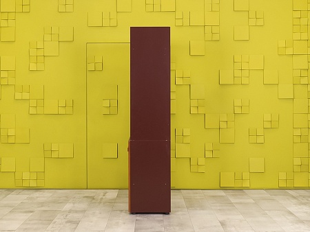 Шкаф в кабинет руководителя для документов GOODFURNITURE CANNES 900x455x2010 Комбинированный МДФ Оре