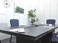 Офисный стол для переговоров EUR/QUARANTA  2 280х1 240х755 Шпон Венге   (СГПЕ-14012)