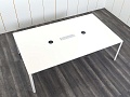 Офисный стол для переговоров Herman Miller 2 400х1 400х750 ЛДСП Белый   (СГПБ-02122)