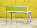 Офисный стол прямой Steelcase ЛДСП Белый Франция  СППБ-04026