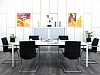 Офисный стол для переговоров Herman Miller 2 400х1 400х750 ЛДСП Белый   (СГПБк-02122)