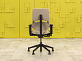 Офисное кресло руководителя на колесах Please 1 Steelcase Кожа Бежевый Германия  КРКБ-24115