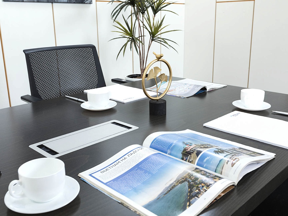 Офисный стол для переговоров Bene 1 850х1 000х740 Шпон Венге   (СГПЕ-16104)