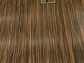 Офисный стол для переговоров Ego 2200x1200x750 Шпон Зебрано Италия_СГПЗ-271123