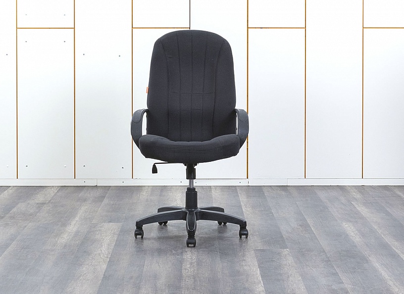 Офисное кресло руководителя   Ткань Черный   (КРТЧ-10062)
