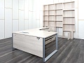 Кабинет руководителя SteelCase 1 600х2 000х750 ЛДСП Клен   (КРВ-26112)