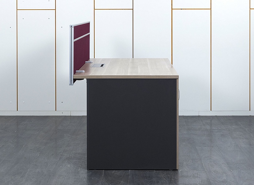 Комплект офисной мебели стол с тумбой  1 400х800х750 ЛДСП Зебрано   (СППЗК-28121)