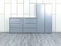 Комплект офисной мебели Herman Miller 3 200х1 800х1 000 ЛДСП Орех   (КОМХ-17082)