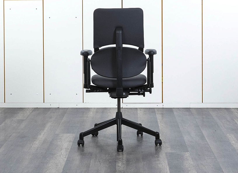 Офисное кресло руководителя  SteelCase Кожа Серый Please 1  (КРКС-08072)