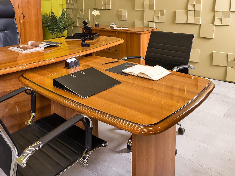 Кабинет руководителя CANNES Goodfurniture МДФ Орех Италия_КРХ1-070524
