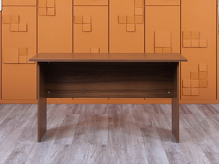 Офисный стол прямой  1 380х680х750 ЛДСП Орех   (СППХ-04074(нов))