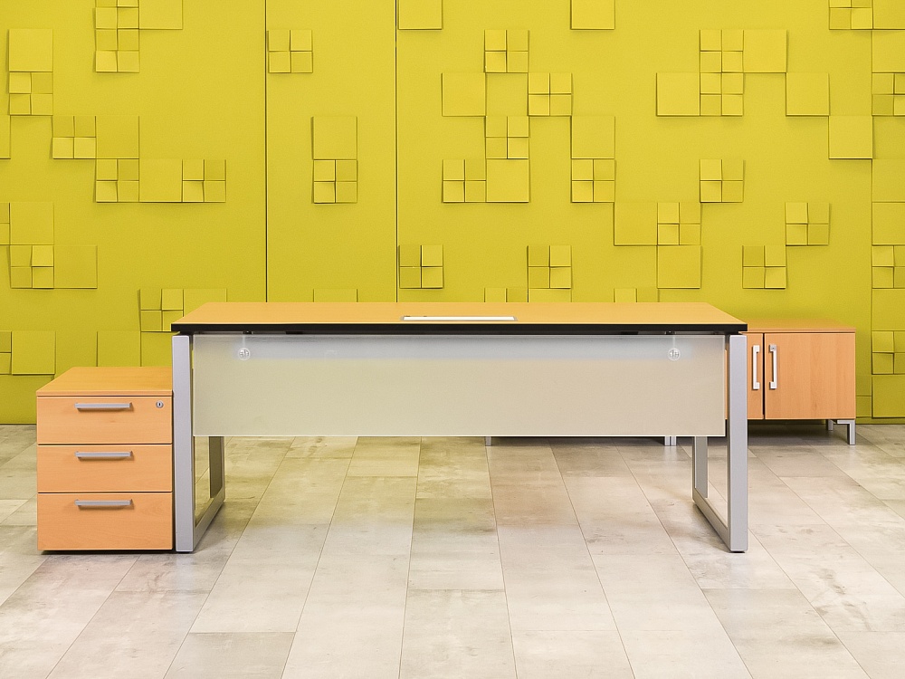 Стол для руководителя  Steelcase ЛДСП Ольха Франция  СРПЛ2-04026