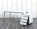 Купить Комплект офисной мебели стол с тумбой Techo 1 600х800х740 ЛДСП Белый   (СППБК-26092)