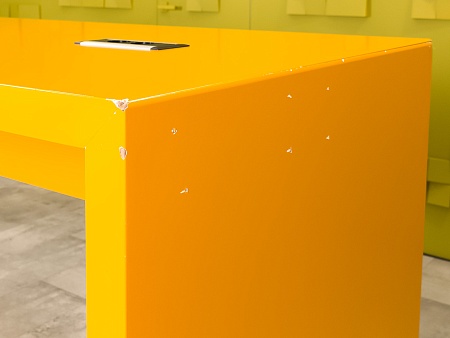 Обеденный стол МДФ Жёлтый Россия  СГПЖ-261023