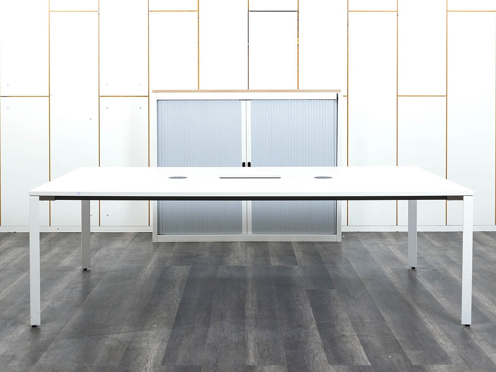Офисный стол для переговоров Herman Miller 2 400х1 400х750 ЛДСП Белый   (СГПБк-02122)