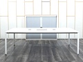Офисный стол для переговоров Herman Miller 2 400х1 400х750 ЛДСП Белый   (СГПБк-02122)