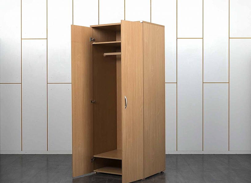 Шкаф для одежды 800х620х1 990 ЛДСП Бук    (ШГ2ДВ-18061)