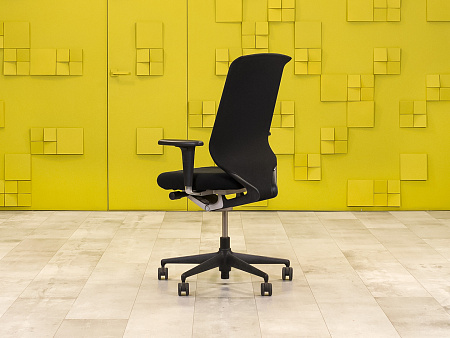Офисное кресло для персонала на колесах Vitra Ткань Чёрный Швейцария_КПТЧ2-290923
