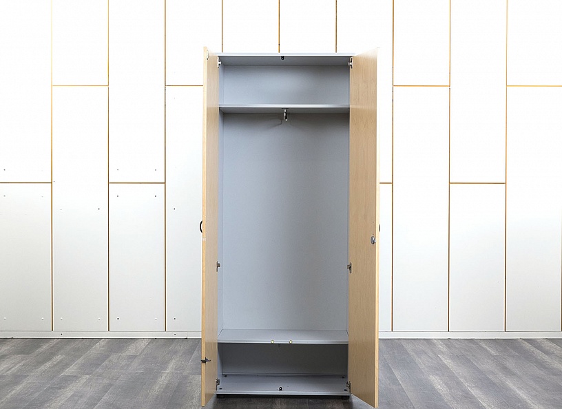 Шкаф для одежды 800х430х2 020 ЛДСП Бук ISKU   (ШГ2ДВ-20012)