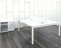Купить Комплект офисной мебели стол с тумбой  1 800х1 650х720 ЛДСП Белый   (КОМБ1-28092)