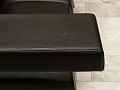 Офисный диван Coffice Linear BENE 1750x780 Кожа Чёрный Австрия_ДНКЧ-071024