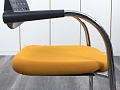 Конференц кресло для переговорной  Оранжевый Ткань VITRA   (УДТО-21032)