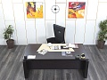 Стол для руководителя DAZATO 2 000х1 000х755 Шпон Венге EUR/QUARANTA  (СРЕ-11082)