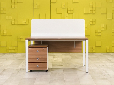 Комплект офисной мебели на 1 человека Юнитекс ЛДСП Орех Россия_СППХТ-150324