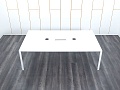 Офисный стол для переговоров Herman Miller 2 400х1 400х750 ЛДСП Белый   (СГПБ-20033)