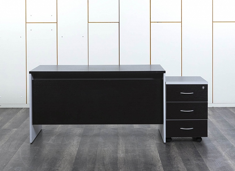 Комплект офисной мебели стол с тумбой  1 400х700х750 ЛДСП Венге   (СППЕК1-26082)
