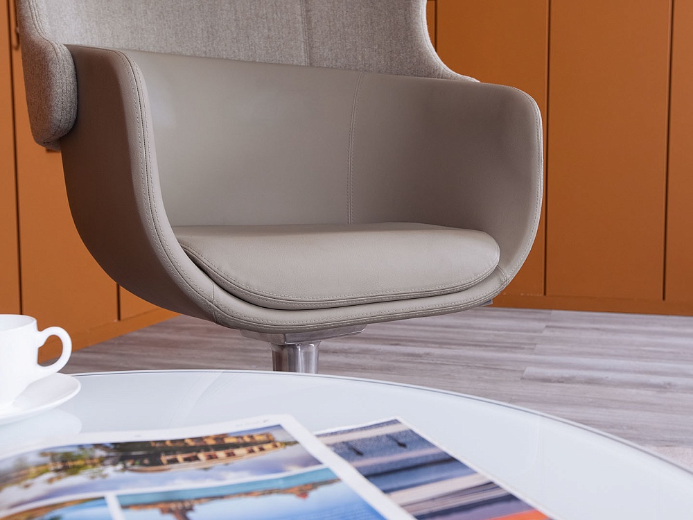 Мягкое кресло Profim Кожа Коричневый NU F11  (КНКК-28025)