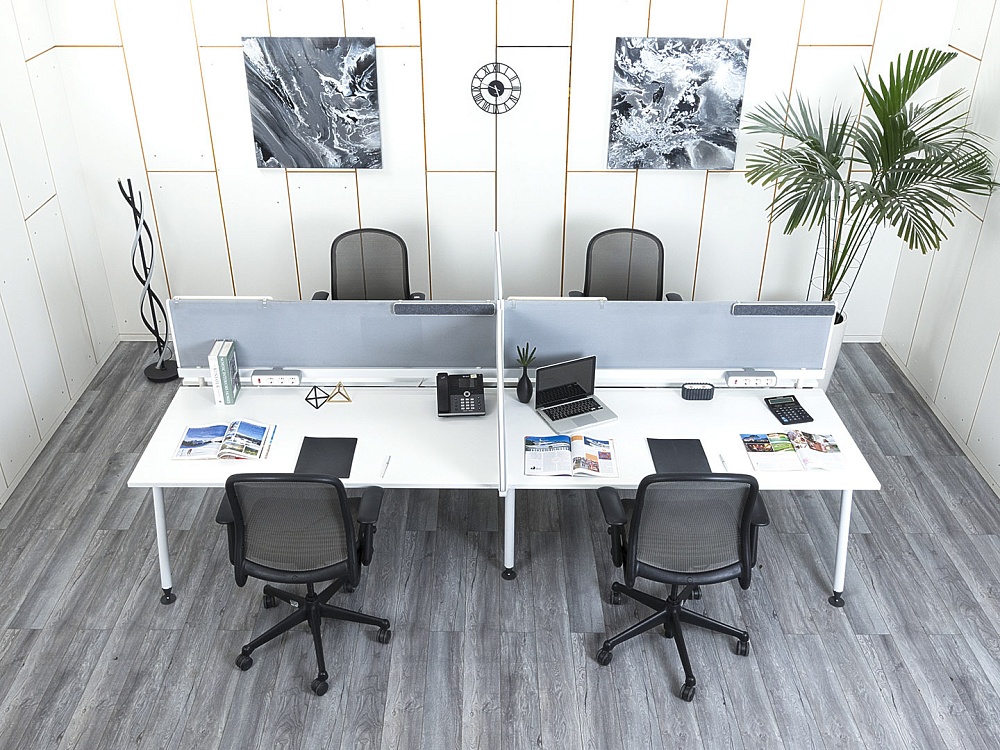 Комплект офисной мебели Herman Miller 3 200х1 650х1 190 ЛДСП Белый   (КОМБ-05084)