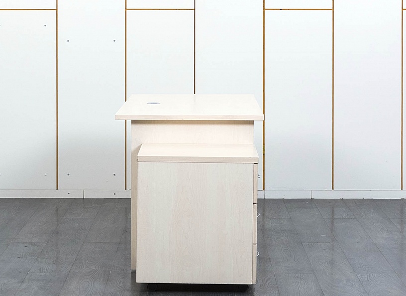 Комплект офисной мебели стол с тумбой  1 200х700х750 ЛДСП Клен   (СППВ4к-10121)