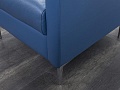 Мягкое кресло Herman Miller Кожа Синий   (Комплект из 3-х мягких кресел КНКНК1-13112)