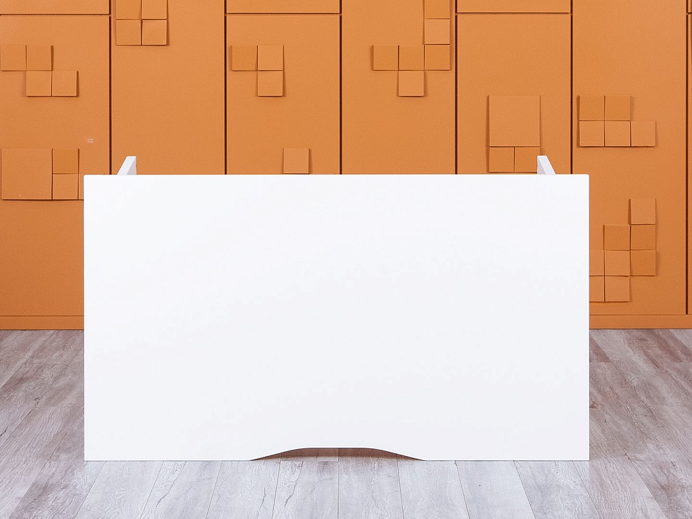 Офисный стол прямой  1 380х780х750 ЛДСП Белый   (СППБ1-11065)