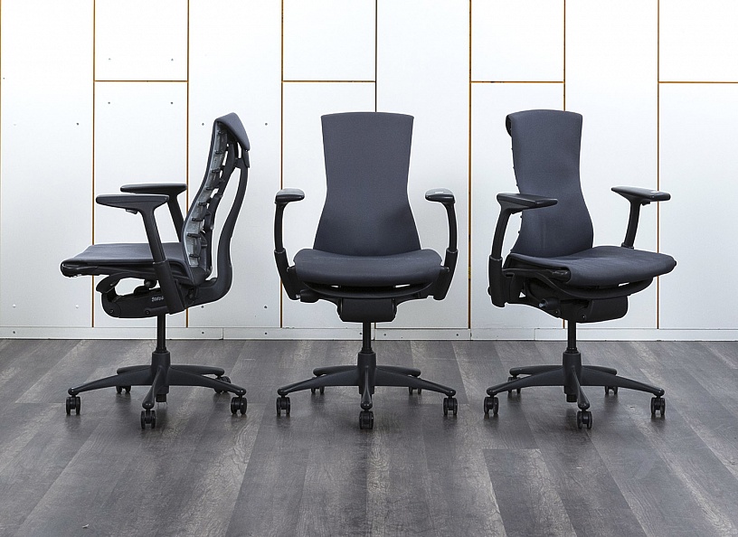 Офисное кресло руководителя  Herman Miller Ткань Серый Embody  (КРТС-06072)