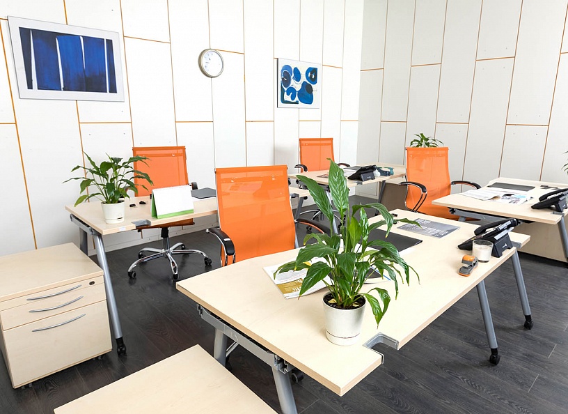 Комплект офисной мебели стол с тумбой KÖNIG-NEURATH 1 500х750х770 ЛДСП Клен   (КОМВ-26011)