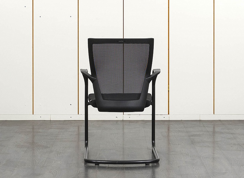 Конференц кресло для переговорной  Черный Ткань    (УДТЧ-12041)