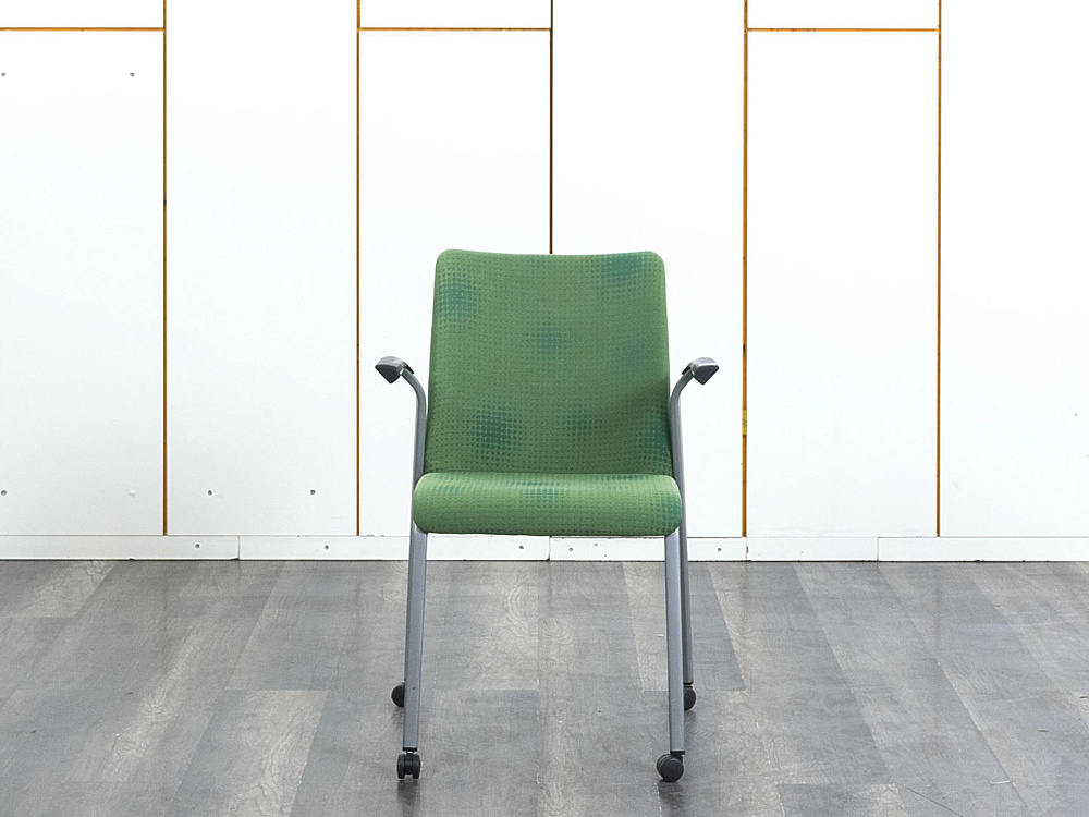 Конференц кресло для переговорной  Зеленый Ткань SteelCase   (УНТЗ-09083)