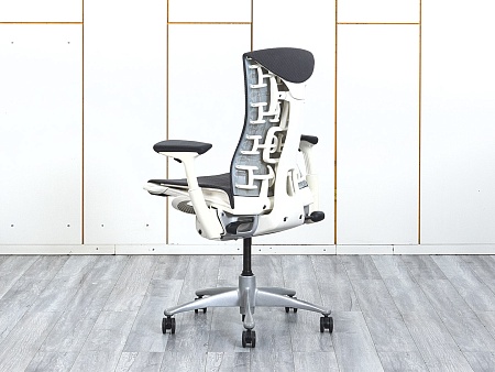 Офисное кресло руководителя  Herman Miller Ткань Серый Embody  (КРТС-14064)