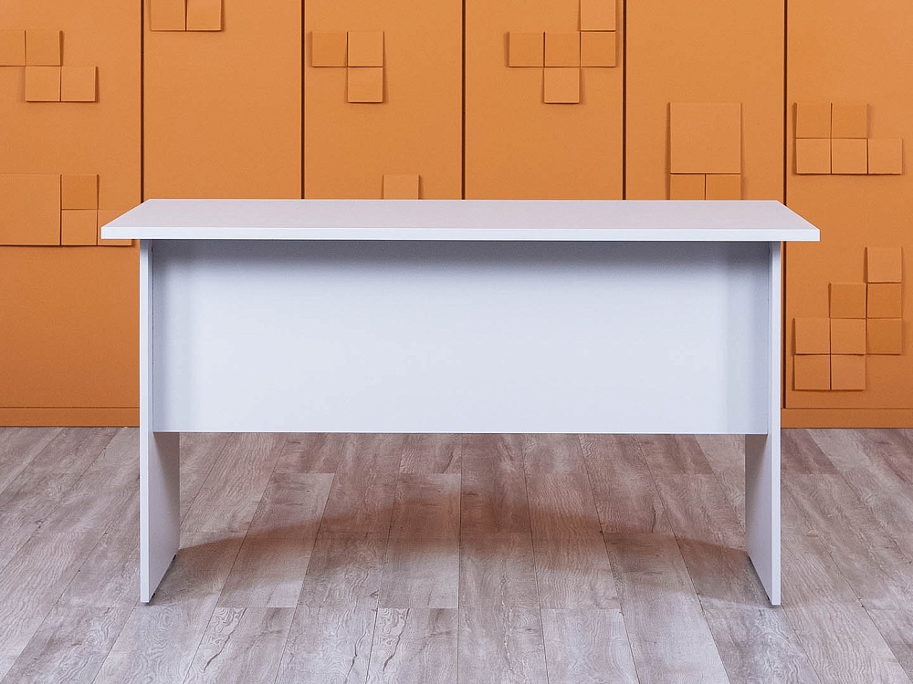 Офисный стол прямой  1 380х680х750 ЛДСП Серый   (СППС-31054(нов))