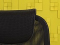 Офисное кресло руководителя на колесах Ткань Чёрный  КРТЧ4-26036