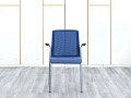 Конференц кресло для переговорной  Синий Сетка SteelCase   (УНСН-30074)