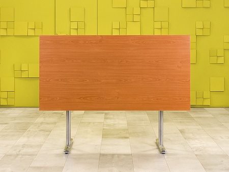 Офисный стол прямой 1400x700 ЛДСП Ольха Импорт_СППЛ1-060823