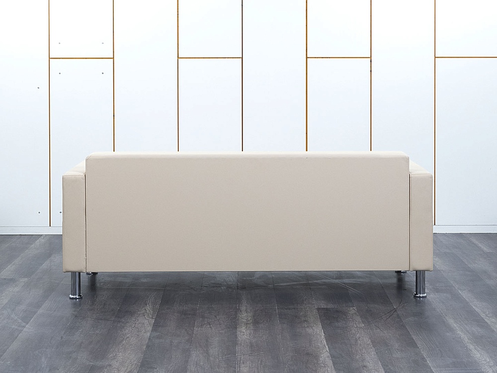 Офисный диван Май Кожзам Бежевый   (ДНКБ3(май)2)