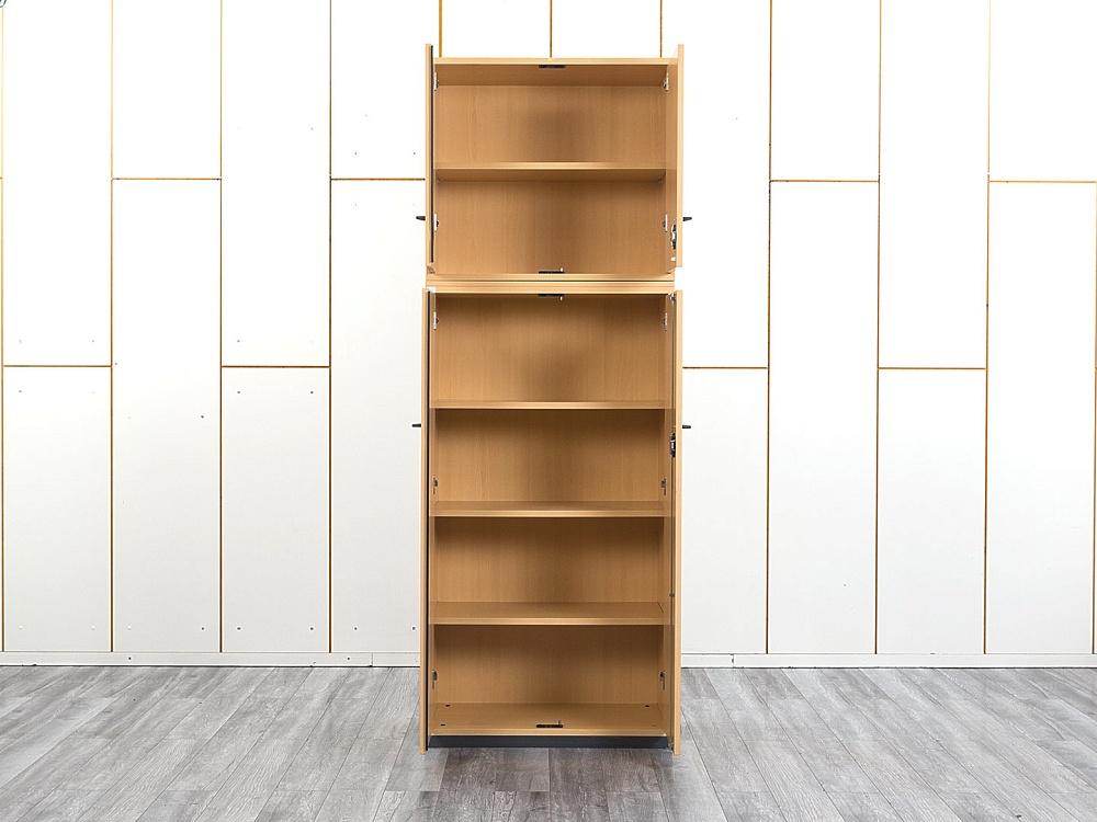 Шкаф для документов SteelCase 800х440х2 200 ЛДСП Бук   (ШД4ДВ-12084)