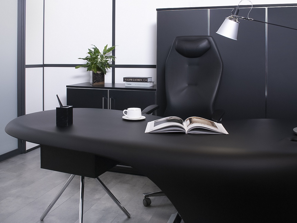 Кабинет руководителя  UNO DellaRovere Пластик Чёрный Италия  КРЧ-30055